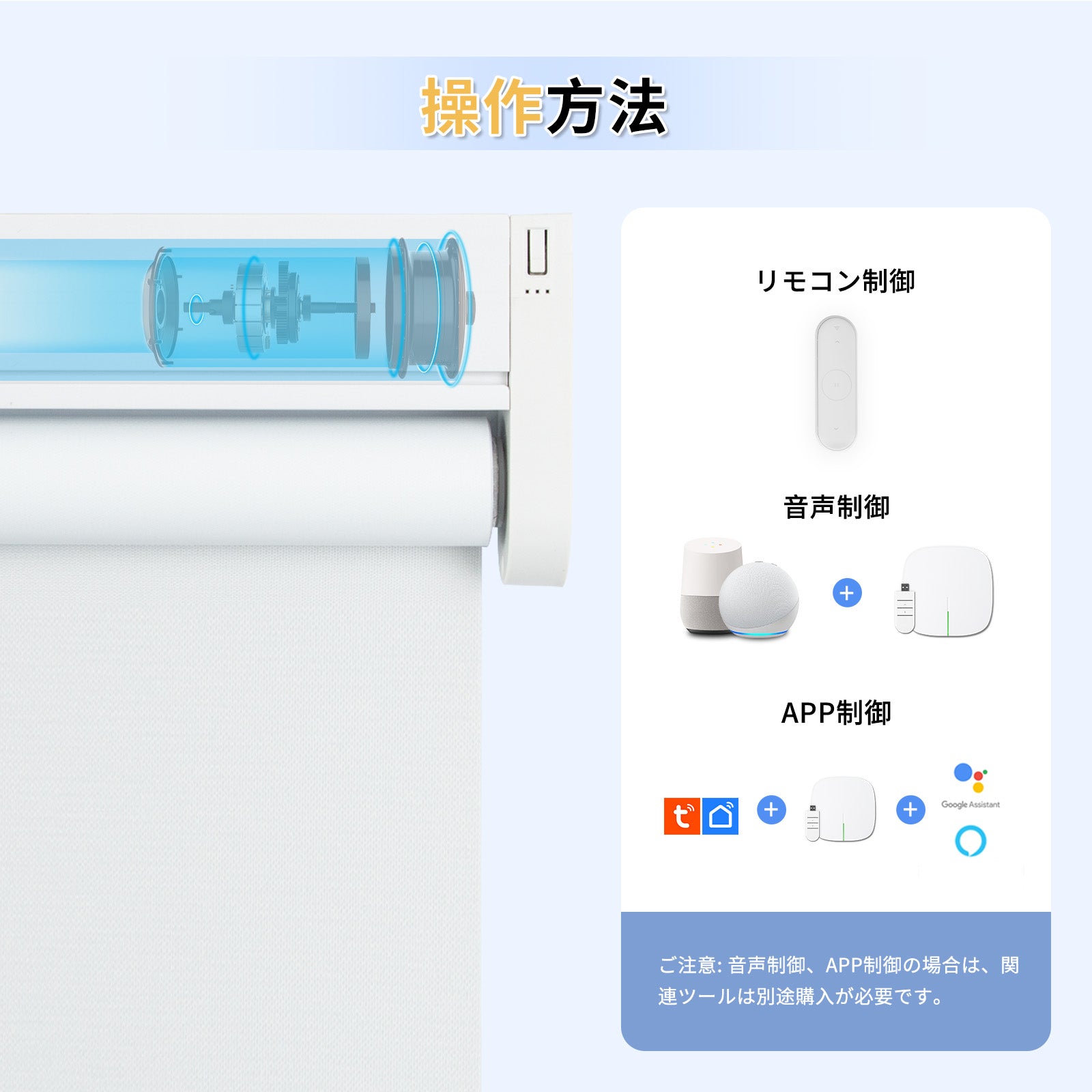 電動式ロールスクリーン つっぱり式ボックス型