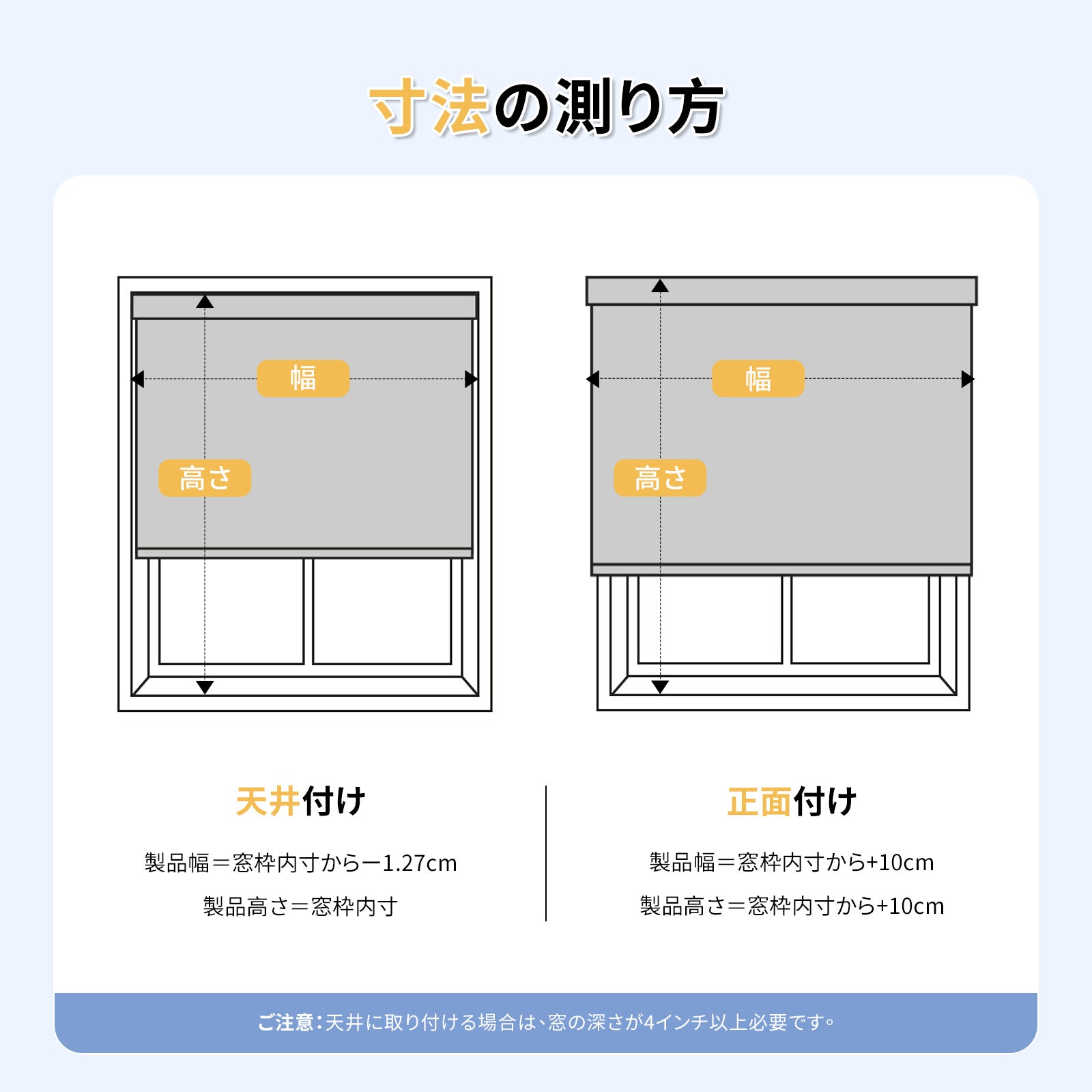 ダブルロールスクリーン　コードレス式　標準式（ネジ止め）