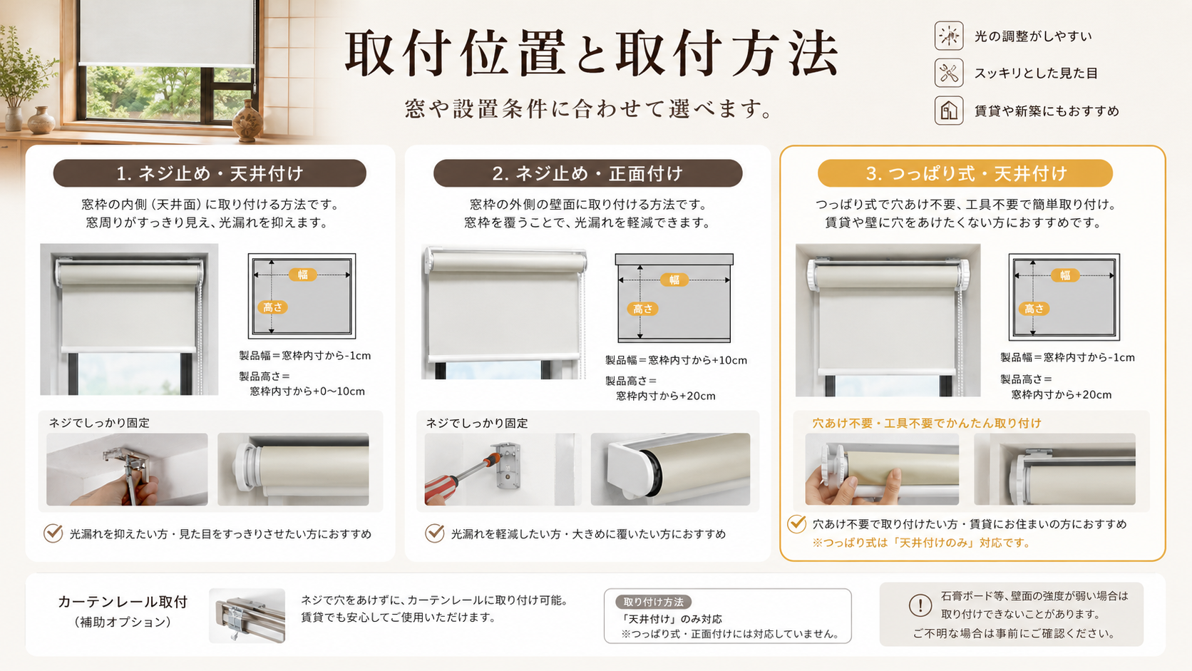 チェーン式ロールスクリーン
